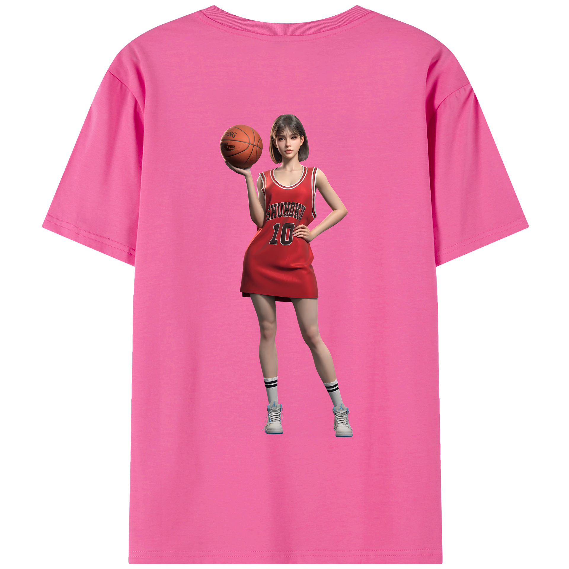 （画像用） SLAM DUNK／スラムダンク レディース半袖Tシャツ(バックプリント)